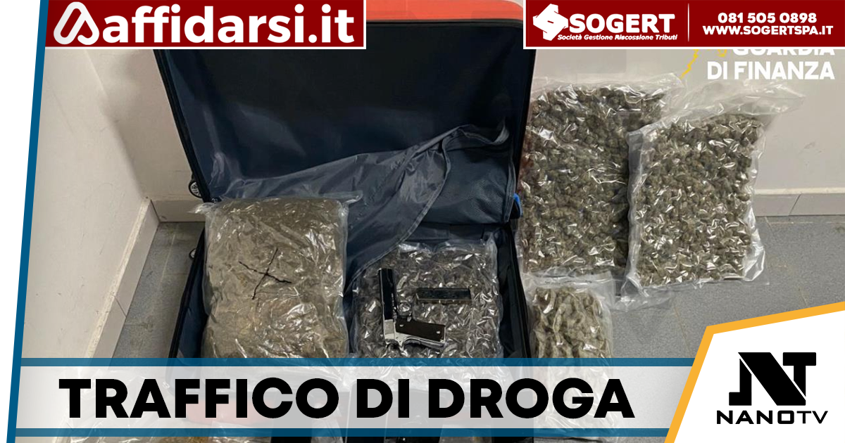 Traffico internazionale di droga dalla Spagna: 6 misure cautelari tra Napoli e Caserta