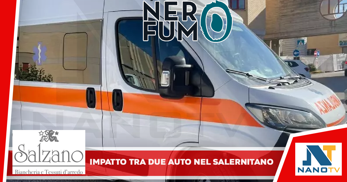 Impatto tra due auto nel Salernitano, due giovani in prognosi riservata