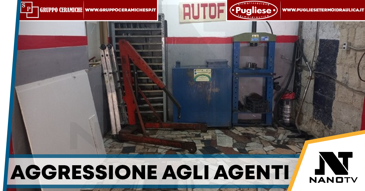 Scampia, sequestrata autofficina abusiva: titolare aggredisce due agenti della Polizia Metropolitana e viene arrestato