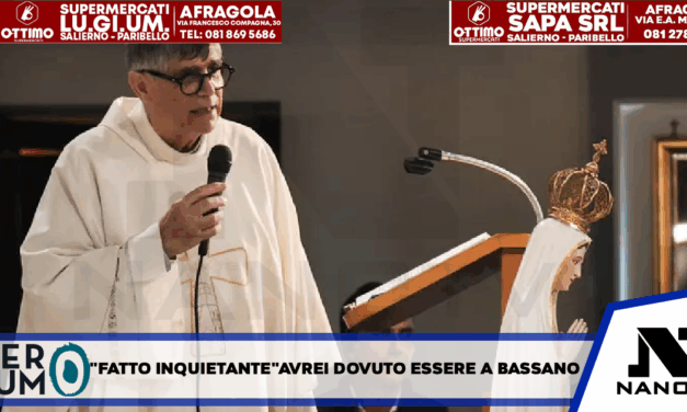 Don Patriciello ‘fatto inquietante, giovedì avrei dovuto essere a Bassano’