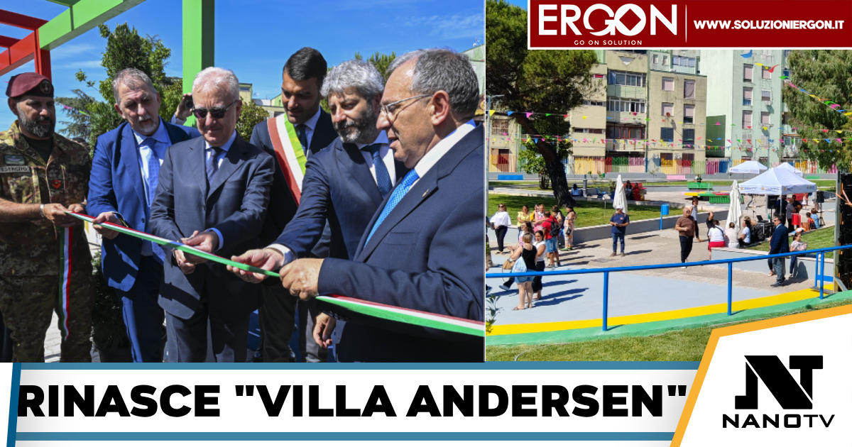 Caivano,riqualificata e restituita alla cittadinanza,Villa Andersen