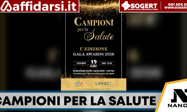 Campioni per la Salute Awards, a Napoli il gala che unisce sport, medicina e impegno sociale
