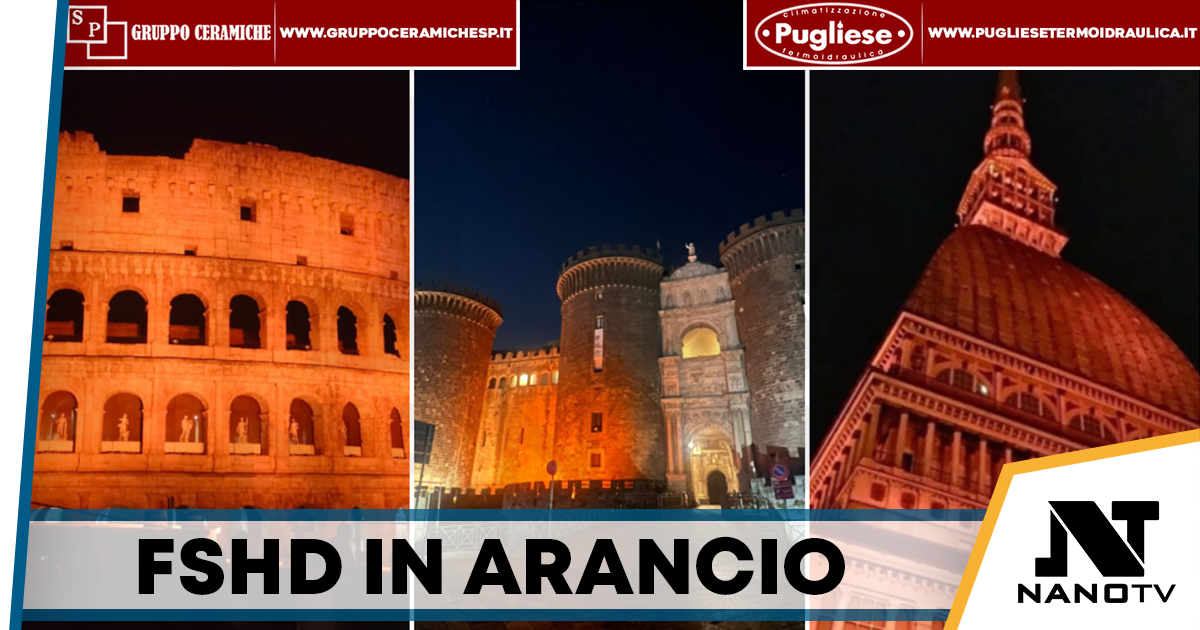 Giornata mondiale FSHD, il 20 giugno monumenti illuminati d’arancione e convegno nazionale a Roma