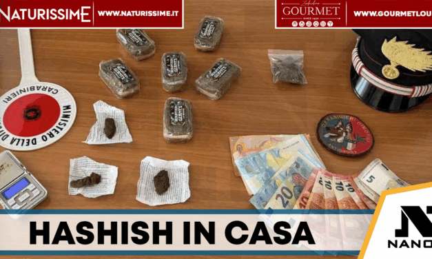 Santa Maria Capua Vetere, sei panetti di hashish nascosti in casa: arrestato 55enne