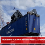 Incidente durante spostamento contanier in porto a Napoli, grave camionista