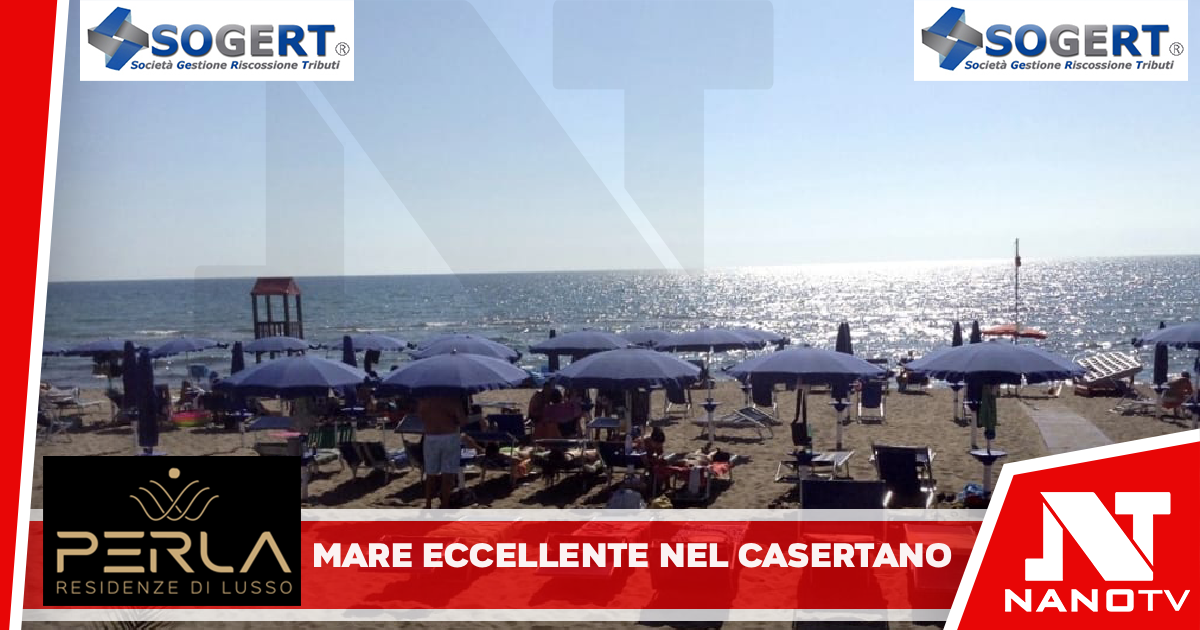 Mare ‘eccellente’ nel casertano, i rilievi Arpac evidenziano inquinamento “solo” in due punti