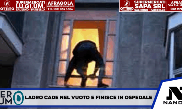 Cerca di svaligiare un appartamento e cade nel vuoto: ladro finisce in ospedale