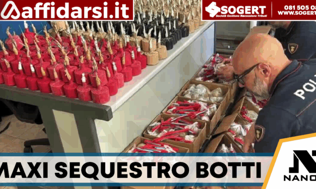 Salerno, sequestrati oltre cento ordigni artigianali: intervengono gli artificieri della Polizia