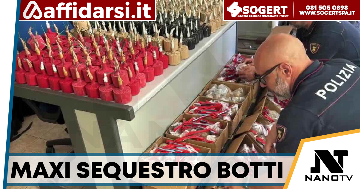 Salerno, sequestrati oltre cento ordigni artigianali: intervengono gli artificieri della Polizia