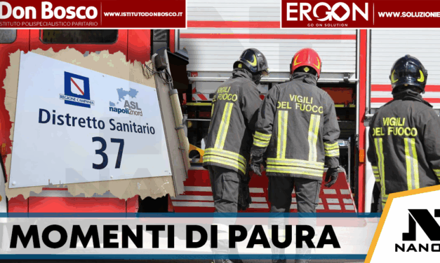 Giugliano, principio d’incendio al Distretto Sanitario 37: evacuato l’edificio