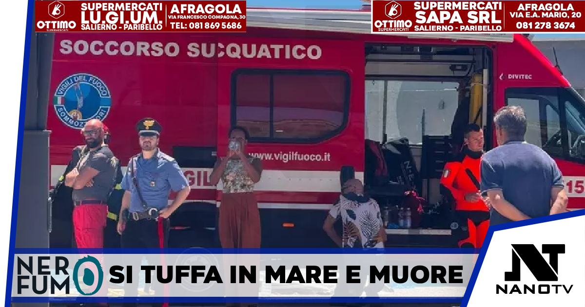 Si tuffa in mare per festeggiare il compleanno e muore