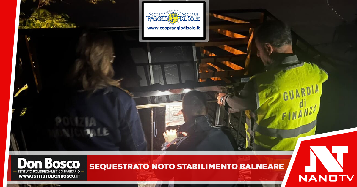 Serata da discoteca abusiva, noto stabilimento balneare sequestrato
