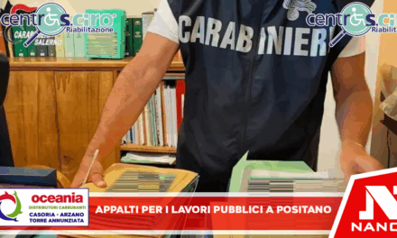 Appalti per i lavori pubblici a Positano, perquisizioni dei carabinieri