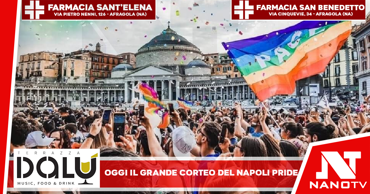Oggi il grande corteo del Napoli Pride: in marcia per la pace con i Pride di Beirut e Odessa, nel ricordo di Mirko e Kety contro l’odio e la violenza