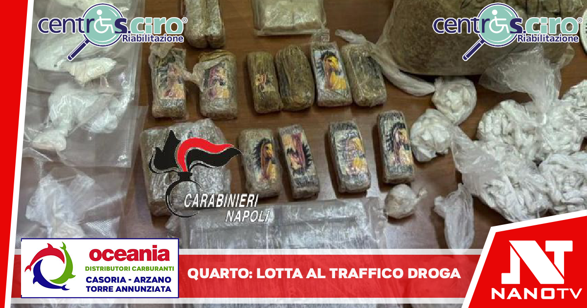 Quarto: Carabinieri impegnati nella lotta al traffico di droga e alle piazze di spaccio. Tutto inizia con un fusto e la droga *“Made in Marano”*