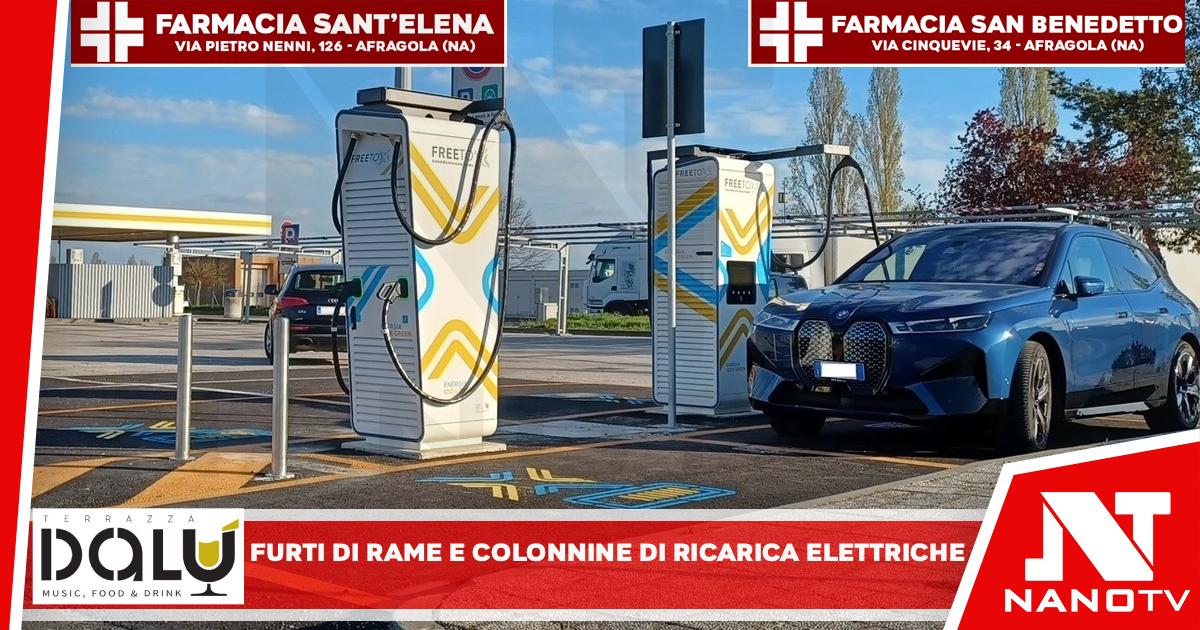 **QUALIANO: rame e colonnine di ricarica per auto elettriche. La nuova frontiera dei furti dell’oro rosso. Carabinieri arrestano un 44enne**