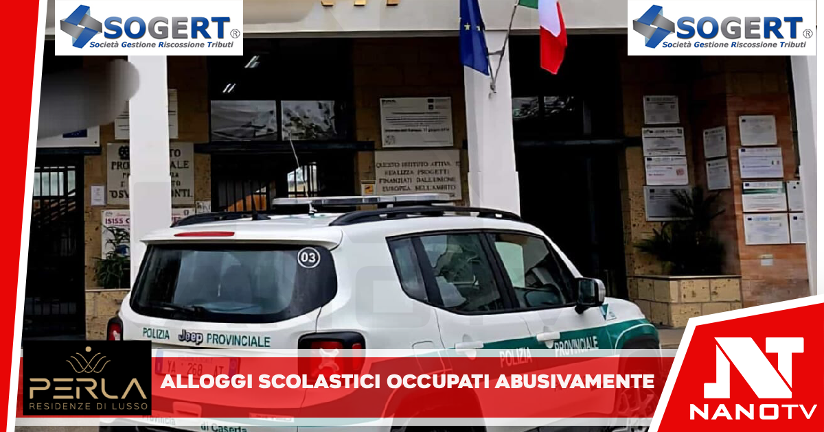 Alloggi scolastici occupati abusivamente, blitz della polizia provinciale: 11 denunce. Un immobile già sgomberato