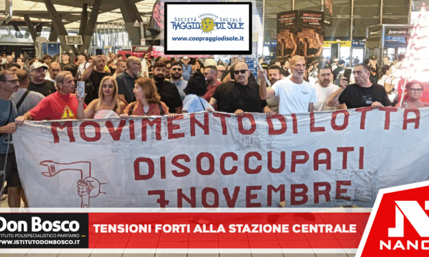 TENSIONI FORTI ALLA STAZIONE CENTRALE
