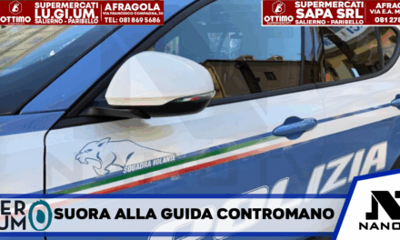 Suora alla guida contromano sulla Napoli-Salerno salvata da due poliziotti