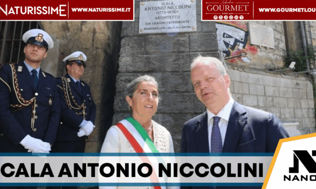 Napoli, i Gradini Capodimonte diventano “Scala Antonio Niccolini”
