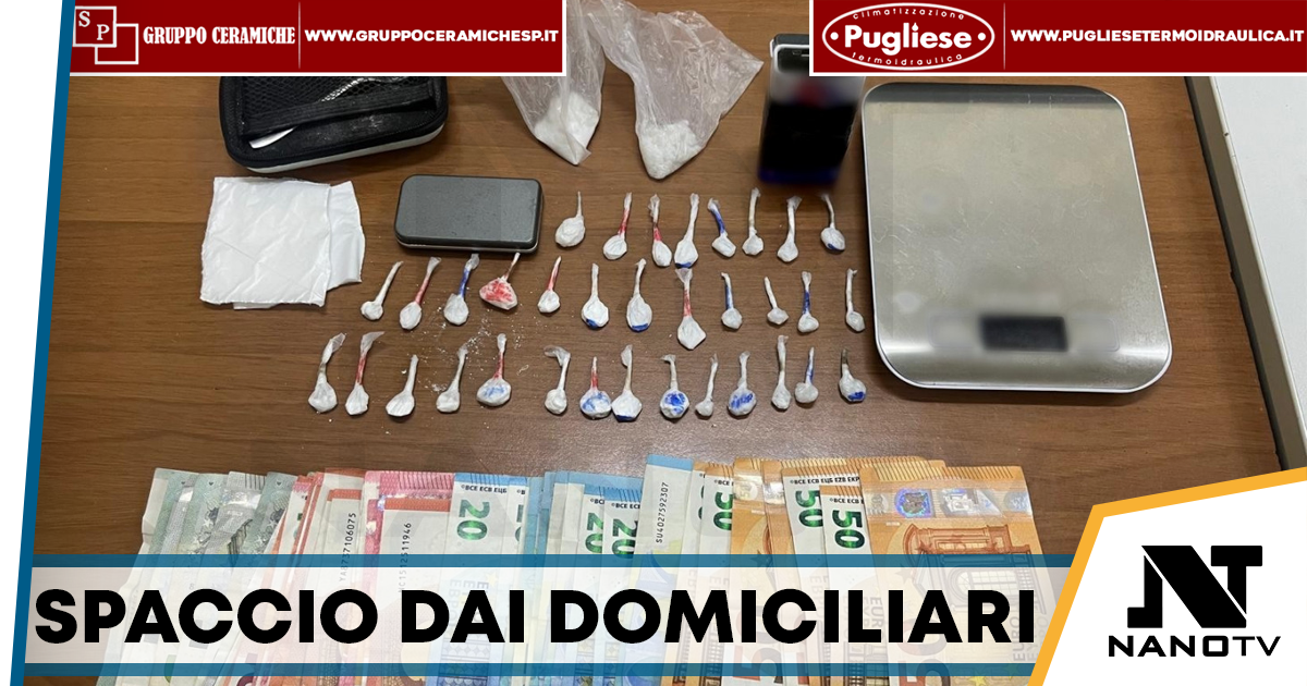 Casoria, spaccia cocaina dai domiciliari: arrestato 47enne dalla Polizia di Stato
