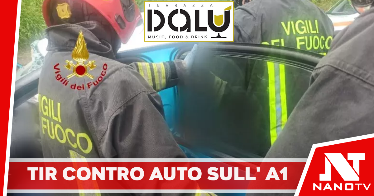 Tir contro auto sull’A1, anche un minorenne tra i tre feriti