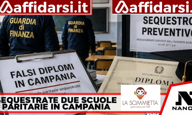 Falsi diplomi in Campania: due scuole paritarie sequestrate e nove indagati