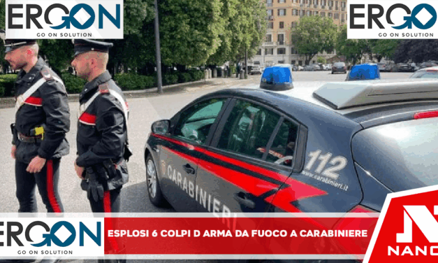 *SANT’ANASTASIA*: Ieri in tarda serata, un carabiniere libero dal servizio, in scooter, un motociclista lo ha inseguito e ha esploso contro di lui 6 colpi d’arma da fuoco