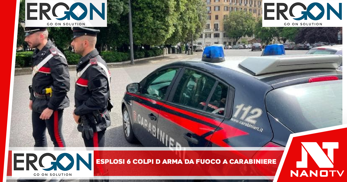 *SANT’ANASTASIA*: Ieri in tarda serata, un carabiniere libero dal servizio, in scooter, un motociclista lo ha inseguito e ha esploso contro di lui 6 colpi d’arma da fuoco