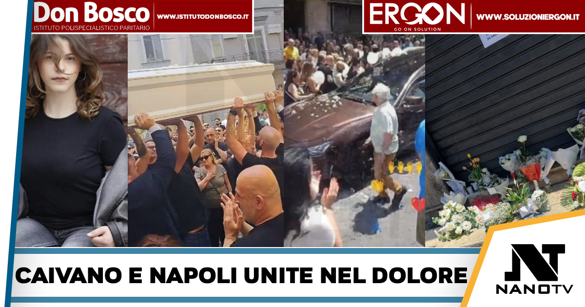 Caivano e Napoli unite dal dolore per la scomparsa di Emanuela De Angelis