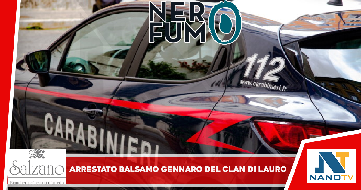 Napoli: 11 giugno, è stata arrestato, dopo oltre tre anni di latitanza, BALSAMO Gennaro, affiliato al potente clan” DI LAURO”