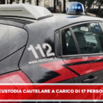 i Carabinieri del Nucleo Investigativo del Gruppo di Castello di Cisterna hanno eseguito un’ordinanza di custodia cautelare a carico di 17 persone raggiunte, a vario titolo, da gravi indizi di colpevolezza