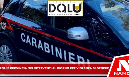 **Napoli e provincia: Sei interventi al giorno per violenza di genere.