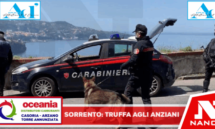 Sorrento: Truffe agli anziani. Una truffa consumata e 4 tentate ma le immagini e una registrazione lo inchiodano. Carabinieri arrestano 46enne