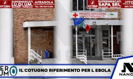 Il Cotugno di Napoli centro di riferimento per l’Ebola in Campania