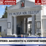 *MELITO DI NAPOLI*: Questa mattina i Carabinieri del nucleo operativo di Melito sono intervenuti presso il cimitero comunale per un’aggressione al custode 56enne