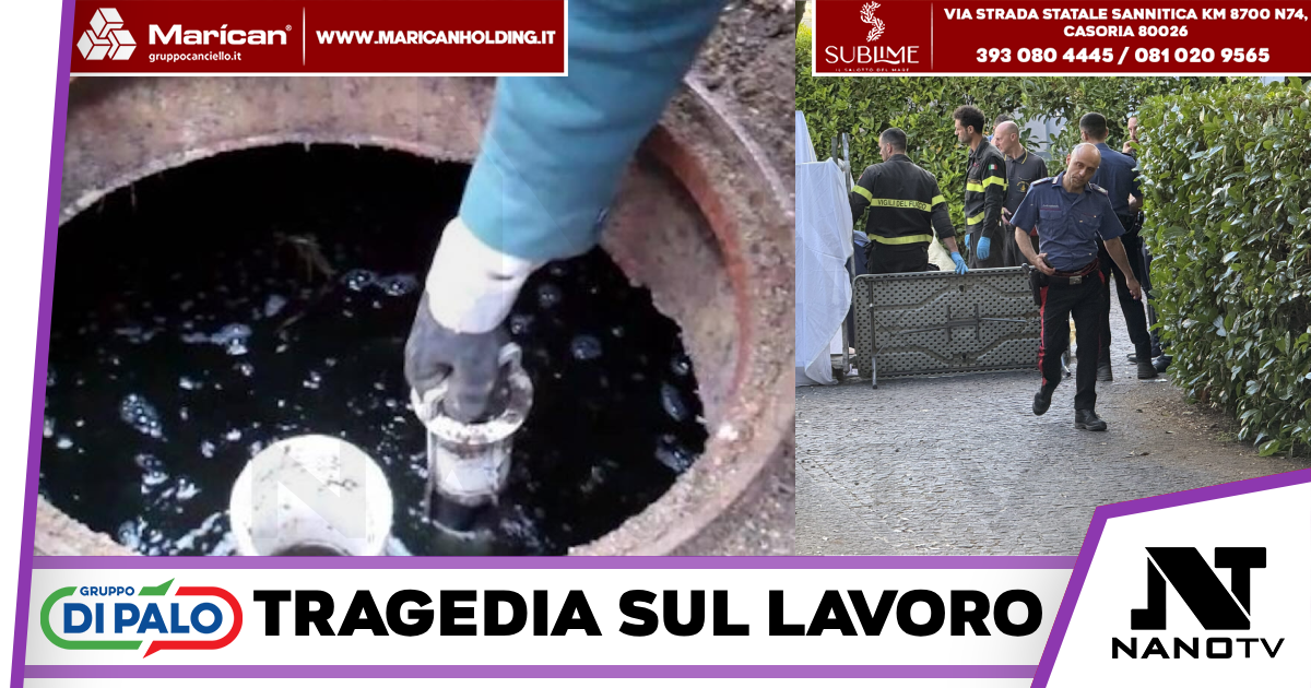 Ercolano,Tragedia sul lavoro,operaio muore durante manutenzione