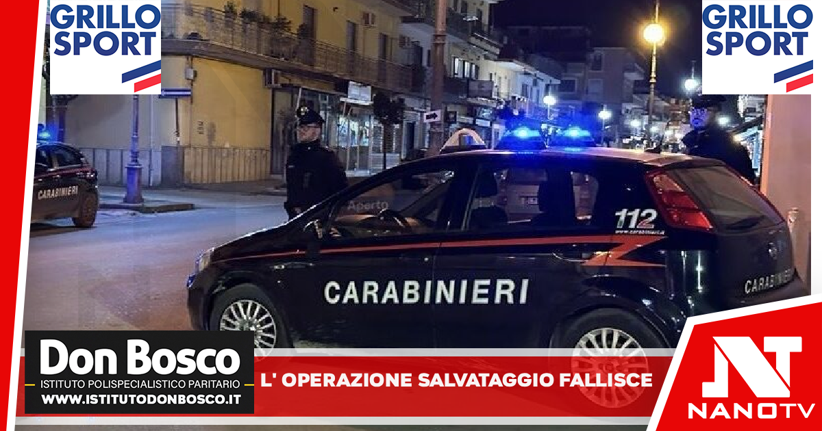 *Giugliano in Campania: l’operazione salvataggio fallisce. Ragazzi nei guai. Carabinieri arrestano 19enne*