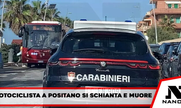 Perde la vita in uno schianto in moto a Positano