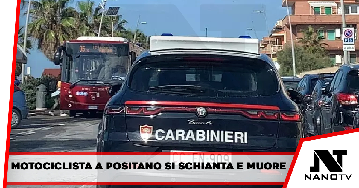 Perde la vita in uno schianto in moto a Positano