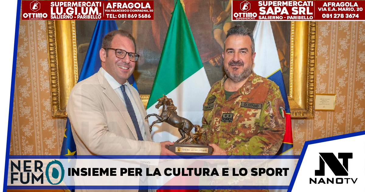 *Città Metropolitana di Napoli ed Esercito Italiano insieme per la cultura e lo sport*