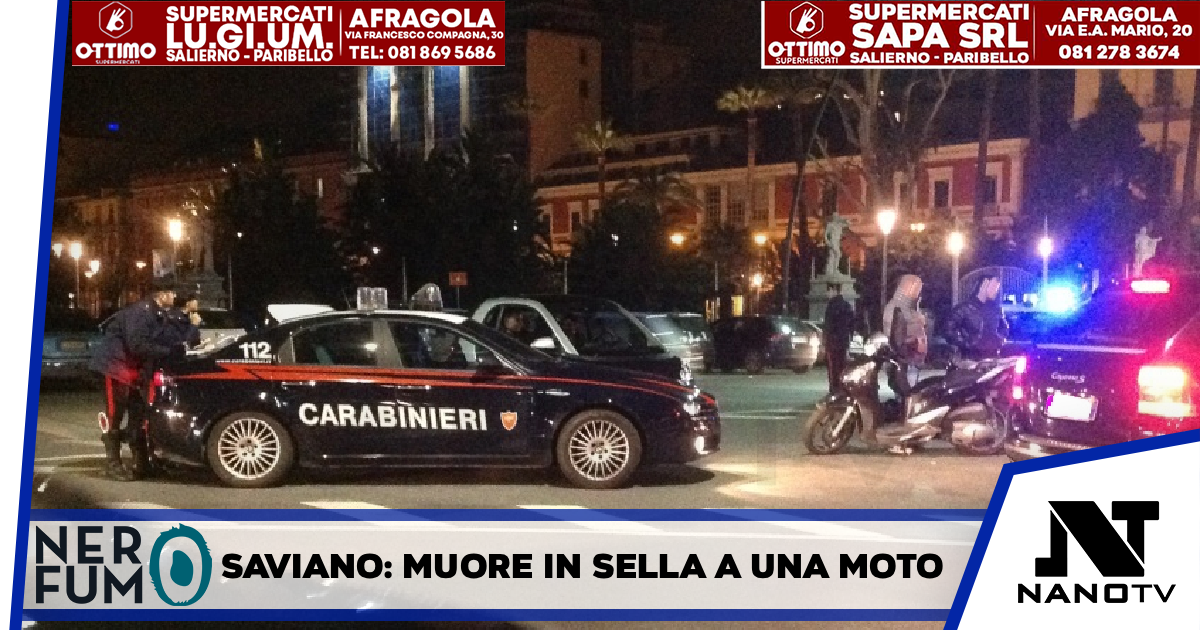 Saviano, I Carabinieri della sezione radiomobile della compagnia di Nola intervengono a via Sant’Erasmo all’altezza del civico 40 per la segnalazione di un incidente stradale.