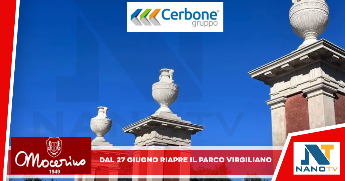 Dal 27 giugno riapertura parziale del parco Virgiliano
