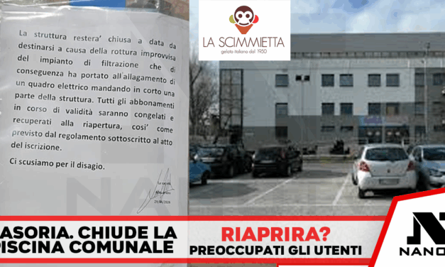 Casoria. Chiude la piscina comunale, preoccupati gli utenti. Intanto incassata la retta di luglio. Riaprita’?