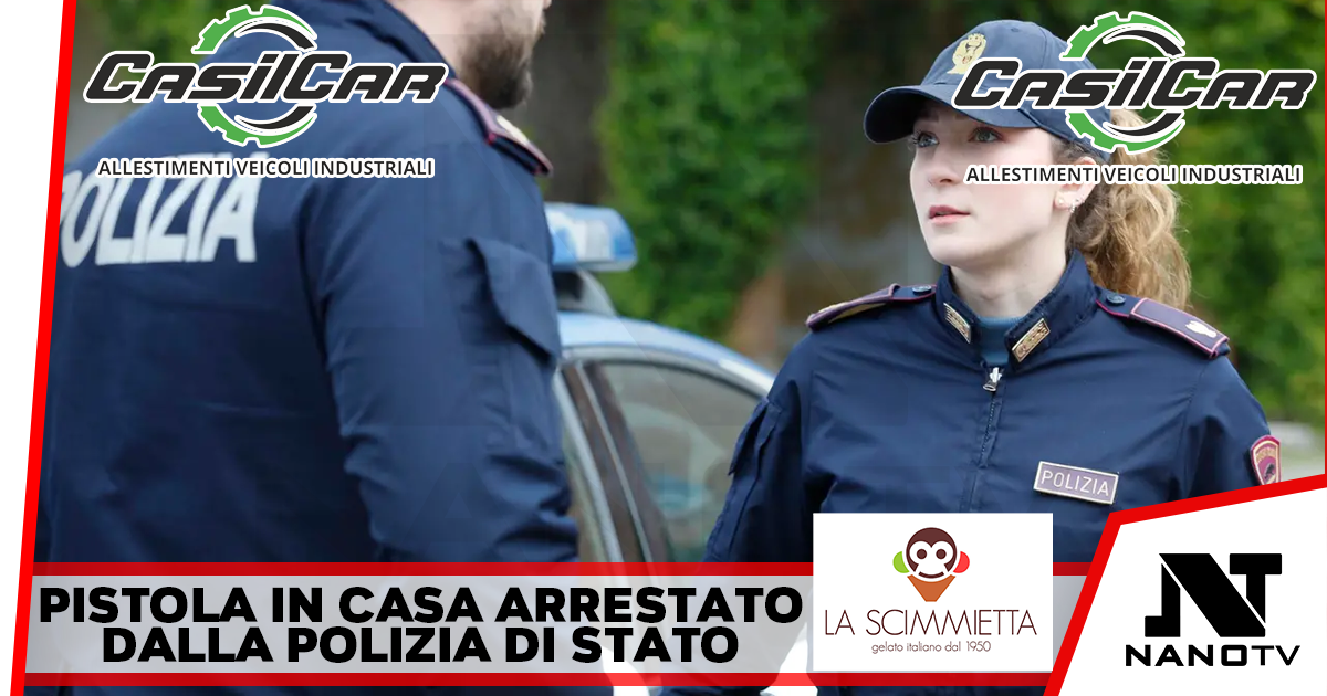 Pianura: nasconde una pistola in casa. Arrestato dalla Polizia di Stato.