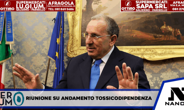 Nel pomeriggio di ieri, convocata dal Prefetto di Napoli, Michele di Bari, si è svolta una riunione sull’andamento del fenomeno della tossicodipendenza
