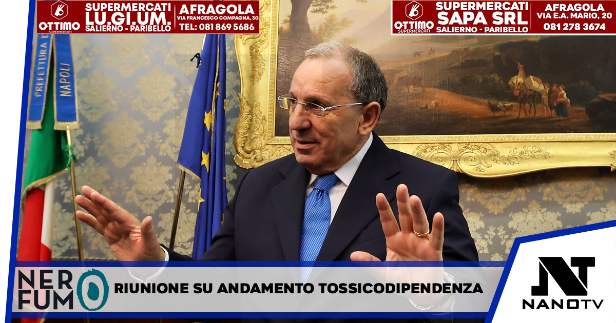 Nel pomeriggio di ieri, convocata dal Prefetto di Napoli, Michele di Bari, si è svolta una riunione sull’andamento del fenomeno della tossicodipendenza