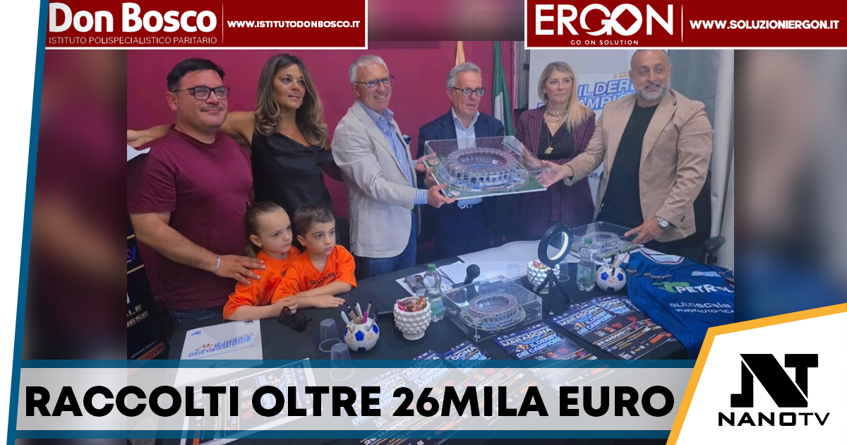 Il Derby dei Campioni, al Maradona raccolti oltre 26mila euro per la beneficenza