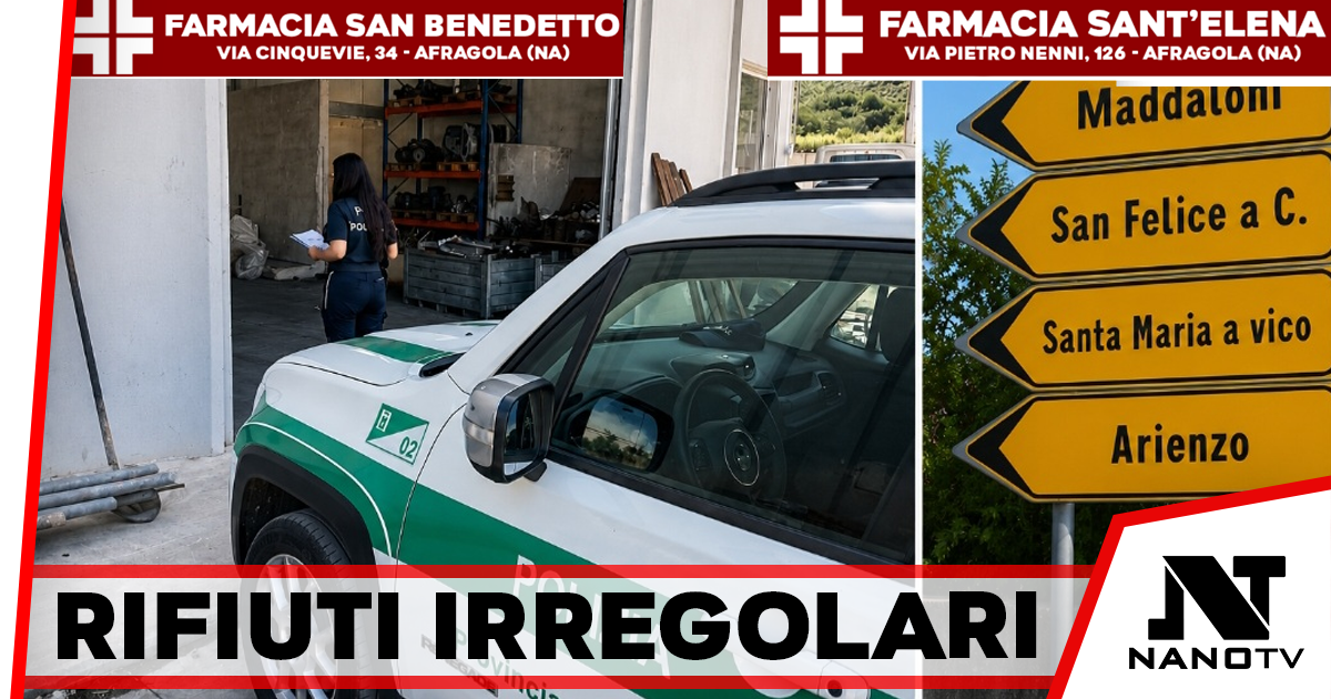 Maddaloni, azienda sequestrata per presunte violazioni ambientali e irregolarità sul lavoro