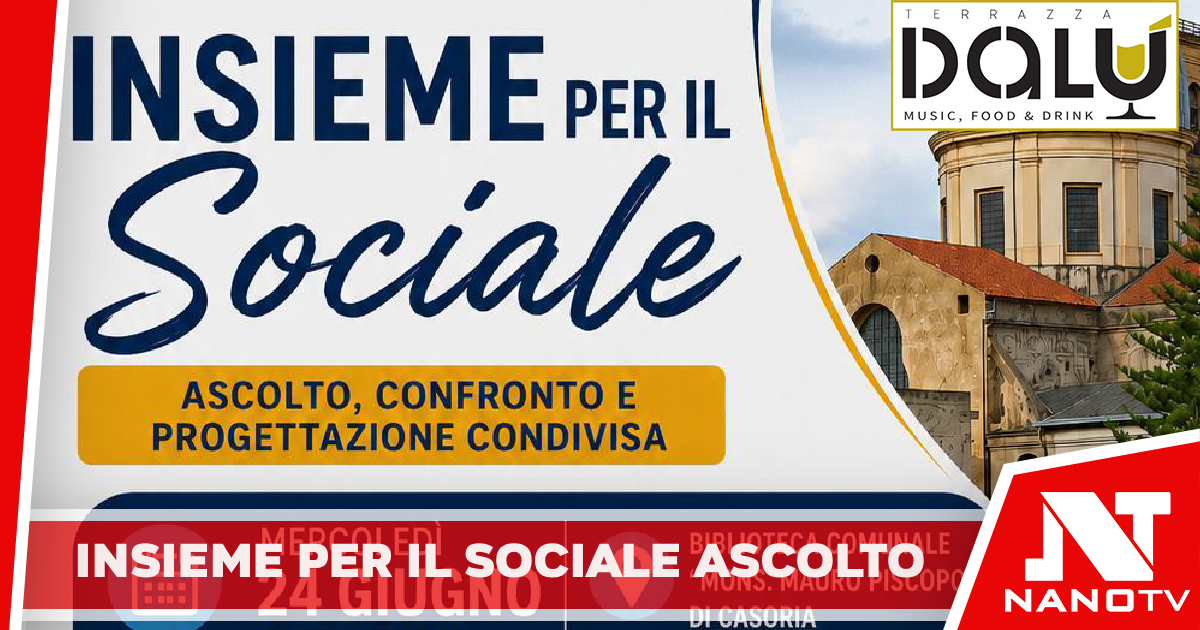 Insieme per il Sociale Ascolto, confronto e progettazione condivisa